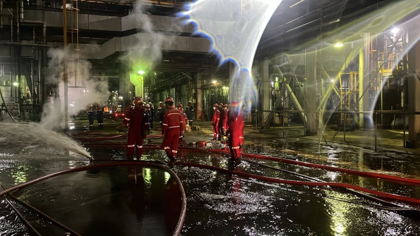 Kebakaran di Kilang Dumai Berhasil Diatasi, Tidak Ada Korban